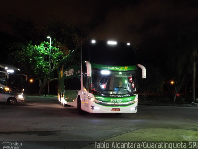 Expresso Brasileiro 209120 na cidade de Guaratinguetá, São Paulo, Brasil, por Fabio Alcantara. ID da foto: 2932996.