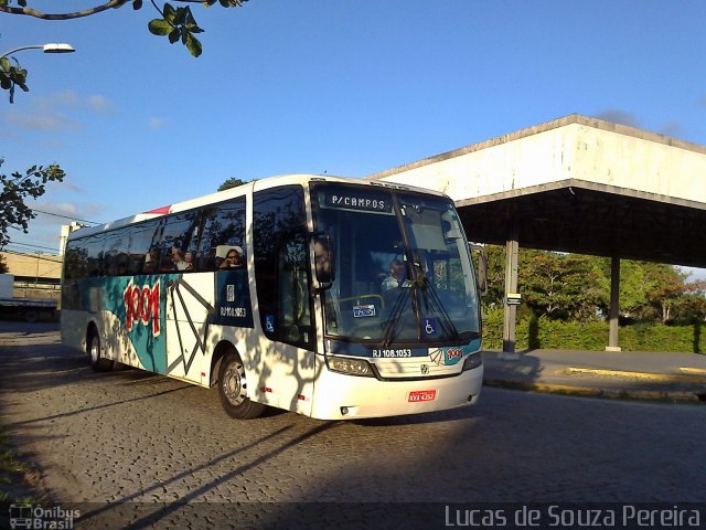 Auto Viação 1001 RJ 108.1053 na cidade de Campos dos Goytacazes, Rio de Janeiro, Brasil, por Lucas de Souza Pereira. Número da foto: #2933713.