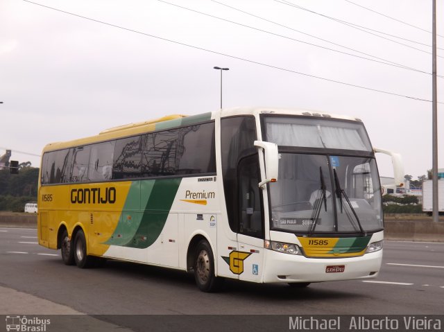 Empresa Gontijo de Transportes 11585 na cidade de São Paulo, São Paulo, Brasil, por Michael  Alberto Vieira. Número da foto: #2934625.