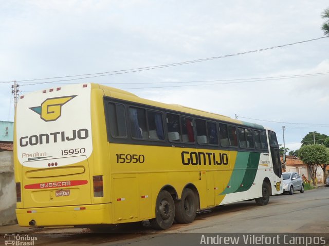 Empresa Gontijo de Transportes 15950 na cidade de Pirapora, Minas Gerais, Brasil, por Andrew Campos. Número da foto: #2935362.