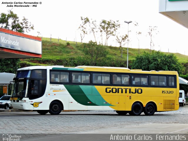 Empresa Gontijo de Transportes 15320 na cidade de João Monlevade, Minas Gerais, Brasil, por Antonio Carlos Fernandes. Número da foto: #2934754.
