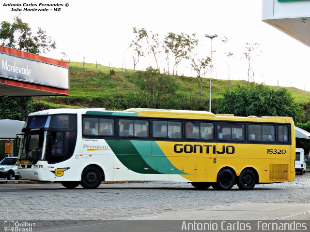 Empresa Gontijo de Transportes 15320 na cidade de João Monlevade, Minas Gerais, Brasil, por Antonio Carlos Fernandes. ID da foto: 2934754.