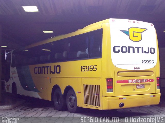 Empresa Gontijo de Transportes 15955 na cidade de Belo Horizonte, Minas Gerais, Brasil, por Sérgio Augusto Braga Canuto. Número da foto: #2936077.