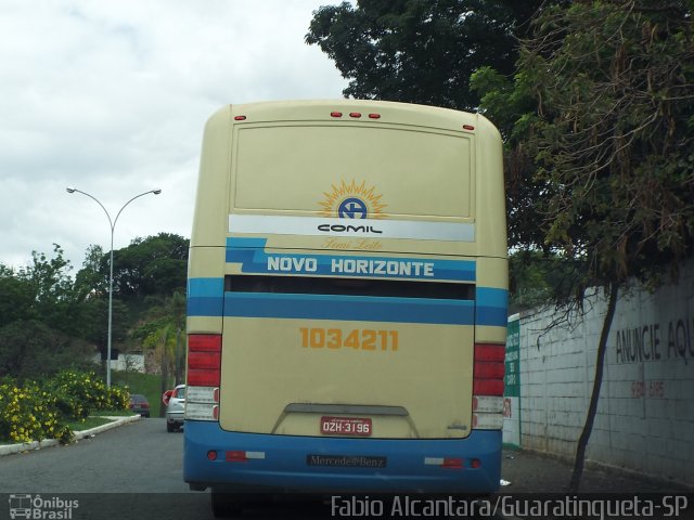 Viação Novo Horizonte 1034211 na cidade de Guaratinguetá, São Paulo, Brasil, por Fabio Alcantara. Número da foto: #2934966.