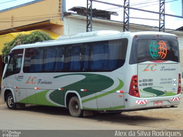 LC Turismo ASJ5457 na cidade de Porto Velho, Rondônia, Brasil, por Alex da Silva Rodrigues. Número da foto: #2935980.