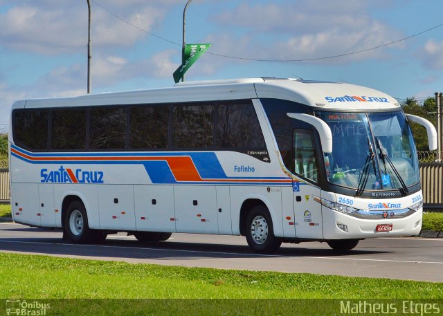 VUSC - Viação União Santa Cruz 2650 na cidade de Porto Alegre, Rio Grande do Sul, Brasil, por Matheus Etges. Número da foto: #2937935.