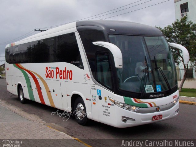 Expresso São Pedro 3450 na cidade de Santa Maria, Rio Grande do Sul, Brasil, por Andrey Carvalho Nunes. Número da foto: #2938245.