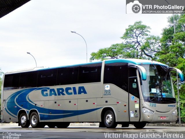 Viação Garcia 7212 na cidade de Maringá, Paraná, Brasil, por Victor Hugo Guedes Pereira. ID da foto: 2937281.