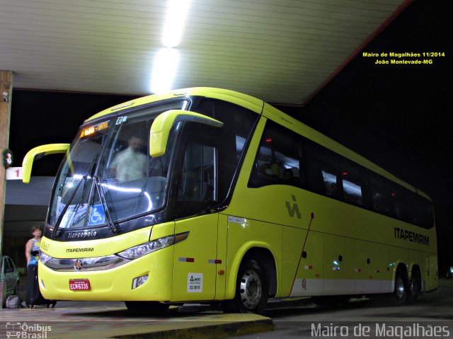 Viação Itapemirim 60663 na cidade de João Monlevade, Minas Gerais, Brasil, por Mairo de Magalhães. ID da foto: 2937753.