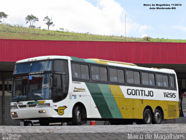 Empresa Gontijo de Transportes 11295 na cidade de João Monlevade, Minas Gerais, Brasil, por Mairo de Magalhães. ID da foto: 2937337.