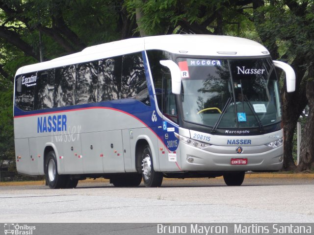 Viação Nasser 208115 na cidade de São Paulo, São Paulo, Brasil, por Bruno Mayron  Martins Santana. Número da foto: #2936525.