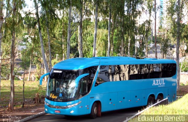 Azul Transportes 4106 na cidade de Cuiabá, Mato Grosso, Brasil, por Eduardo Benetti . Número da foto: #2938763.