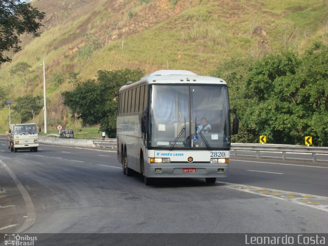 Emtram 2820 na cidade de Três Rios, Rio de Janeiro, Brasil, por Leonardo Costa. ID da foto: 2938967.