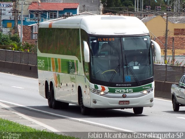 Cia. São Geraldo de Viação 21345 na cidade de Guaratinguetá, São Paulo, Brasil, por Fabio Alcantara. Número da foto: #2940492.