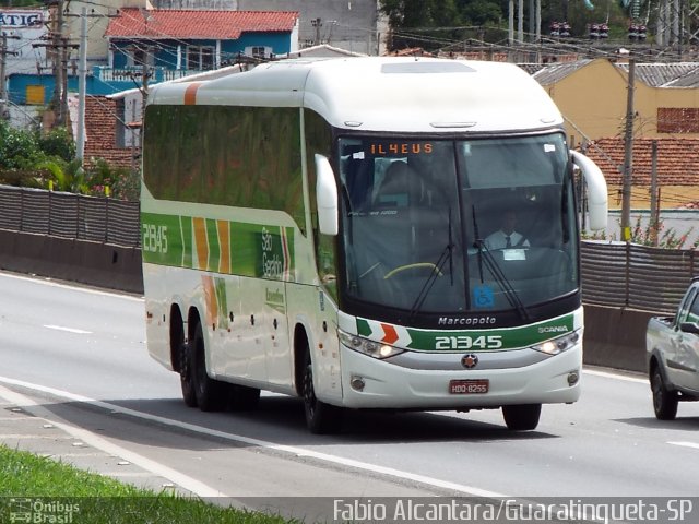 Cia. São Geraldo de Viação 21345 na cidade de Guaratinguetá, São Paulo, Brasil, por Fabio Alcantara. ID da foto: 2940492.