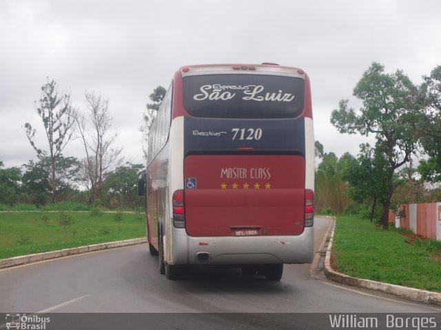 Expresso São Luiz 7120 na cidade de Brasília, Distrito Federal, Brasil, por William  Borges. Número da foto: #2939661.