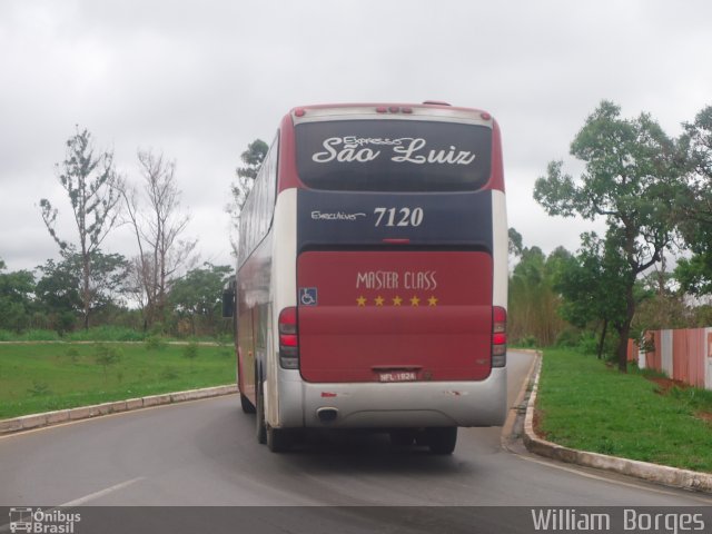 Expresso São Luiz 7120 na cidade de Brasília, Distrito Federal, Brasil, por William  Borges. ID da foto: 2939661.