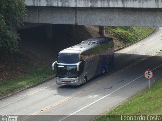 Turispall Transporte e Turismo 5100 na cidade de Três Rios, Rio de Janeiro, Brasil, por Leonardo Costa. ID da foto: 2938959.