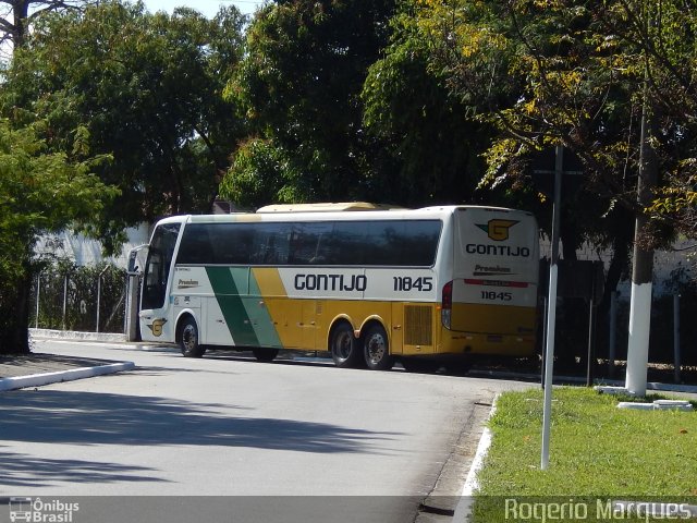 Empresa Gontijo de Transportes 11845 na cidade de Taubaté, São Paulo, Brasil, por Rogerio Marques. ID da foto: 2942063.