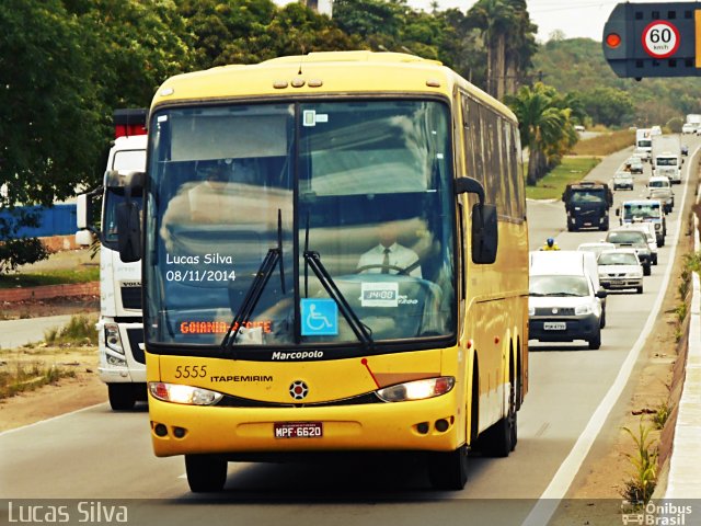 Viação Itapemirim 5555 na cidade de Recife, Pernambuco, Brasil, por Lucas Silva. ID da foto: 2942024.