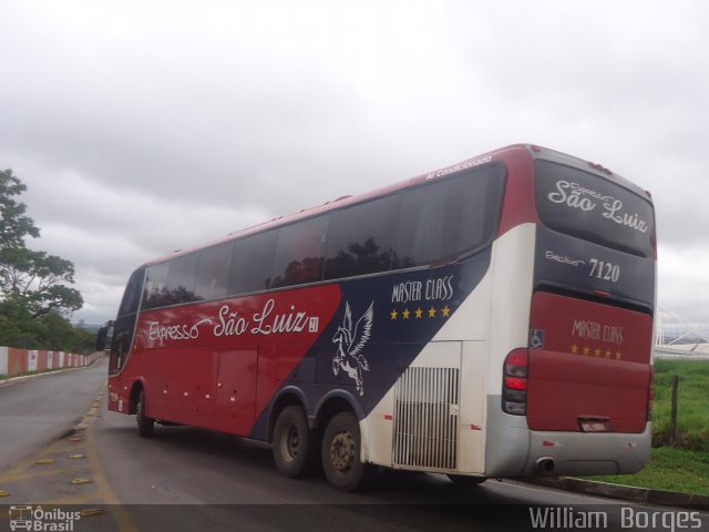 Expresso São Luiz 7120 na cidade de Brasília, Distrito Federal, Brasil, por William  Borges. Número da foto: #2941474.
