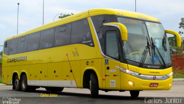 Viação Itapemirim 60783 na cidade de Brasília, Distrito Federal, Brasil, por Carlos Júnior. ID da foto: 2941400.