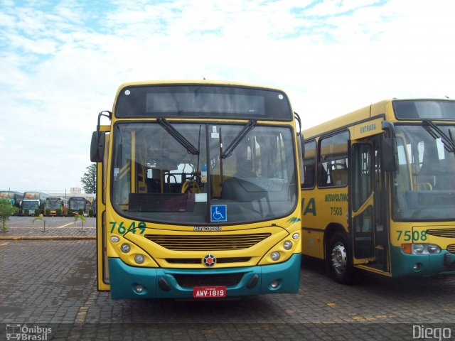 Viação Garcia 7649 na cidade de Londrina, Paraná, Brasil, por Diego Lopes. Número da foto: #2940860.