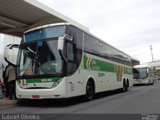 Cia. São Geraldo de Viação 10540 na cidade de Belo Horizonte, Minas Gerais, Brasil, por Gabriel Oliveira. Número da foto: #2947011.