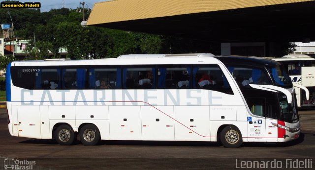 Auto Viação Catarinense 3375 na cidade de Foz do Iguaçu, Paraná, Brasil, por Leonardo Fidelli. Número da foto: #2945271.