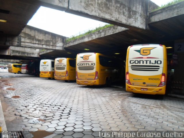 Empresa Gontijo de Transportes 18885 na cidade de Belo Horizonte, Minas Gerais, Brasil, por Luis Philippe Cardoso Coelho. ID da foto: 2946396.