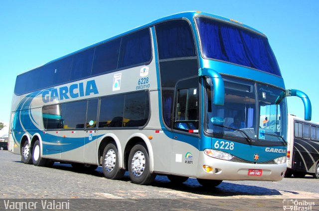 Viação Garcia 6228 na cidade de Londrina, Paraná, Brasil, por Vagner Valani. ID da foto: 2945692.