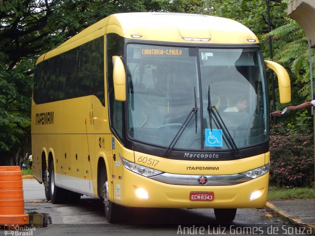 Viação Itapemirim 60517 na cidade de São Paulo, São Paulo, Brasil, por André Luiz Gomes de Souza. ID da foto: 2946912.