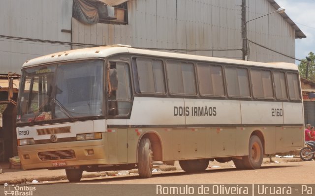 Viação Dois Irmãos 2160 na cidade de Uruará, Pará, Brasil, por Romulo de Oliveira Clementino. ID da foto: 2945170.