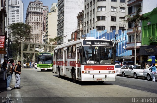 SPBus Transportes Coletivos 4 1738 na cidade de São Paulo, São Paulo, Brasil, por Caio  Takeda. Número da foto: #2945050.