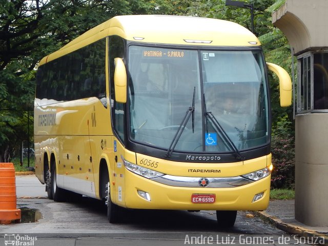 Viação Itapemirim 60565 na cidade de São Paulo, São Paulo, Brasil, por André Luiz Gomes de Souza. Número da foto: #2946900.
