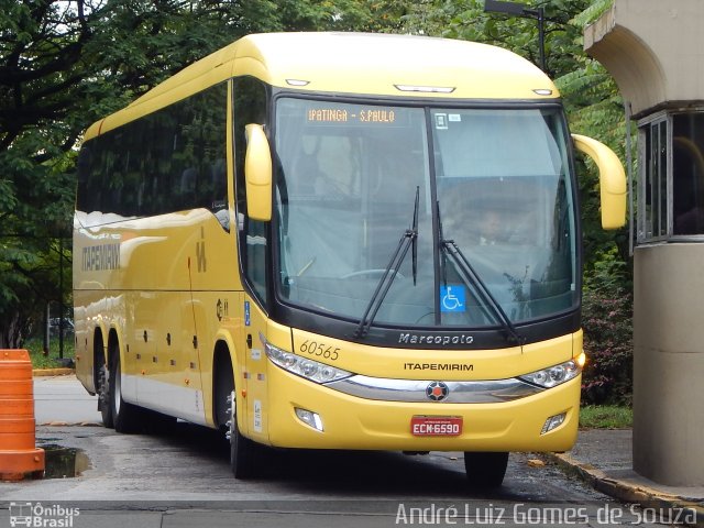 Viação Itapemirim 60565 na cidade de São Paulo, São Paulo, Brasil, por André Luiz Gomes de Souza. ID da foto: 2946900.