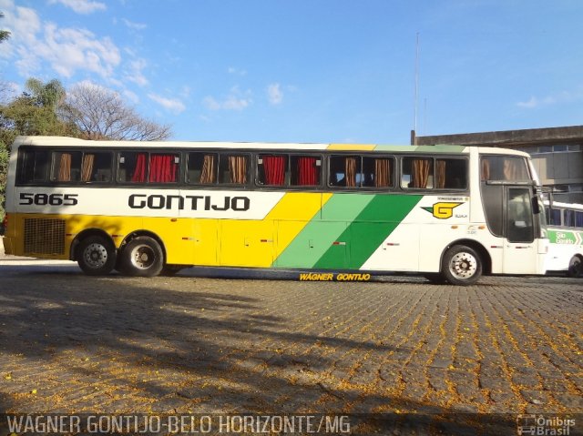 Empresa Gontijo de Transportes 5865 na cidade de Belo Horizonte, Minas Gerais, Brasil, por Wagner Gontijo Várzea da Palma-mg. Número da foto: #2884033.