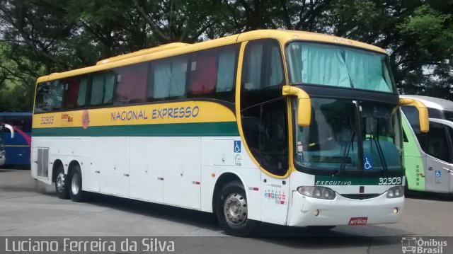 Nacional Expresso 32303 na cidade de São Paulo, São Paulo, Brasil, por Luciano Ferreira da Silva. ID da foto: 2883805.