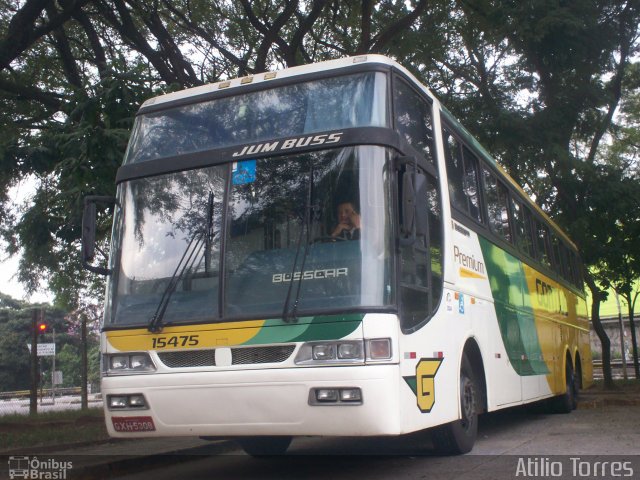 Empresa Gontijo de Transportes 15475 na cidade de São Paulo, São Paulo, Brasil, por Atilio Torres. ID da foto: 2885003.