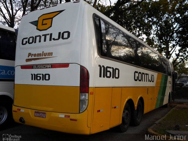 Empresa Gontijo de Transportes 11610 na cidade de São Paulo, São Paulo, Brasil, por Manoel Junior. ID da foto: 2884951.