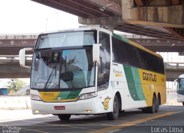 Empresa Gontijo de Transportes 11660 na cidade de Rio de Janeiro, Rio de Janeiro, Brasil, por Lucas Lima. ID da foto: 2884827.