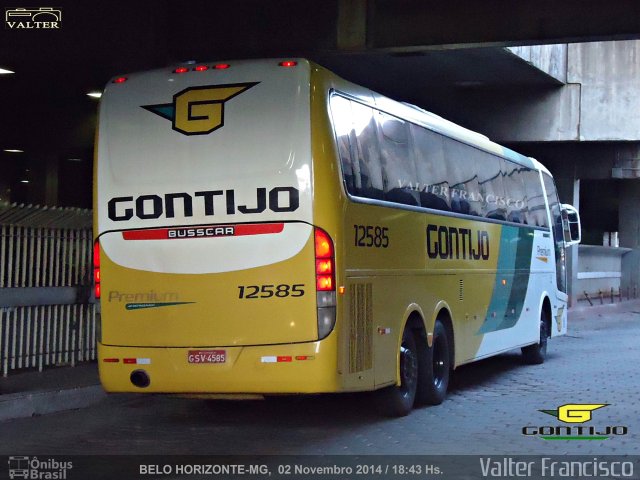 Empresa Gontijo de Transportes 12585 na cidade de Belo Horizonte, Minas Gerais, Brasil, por Valter Francisco. ID da foto: 2884812.