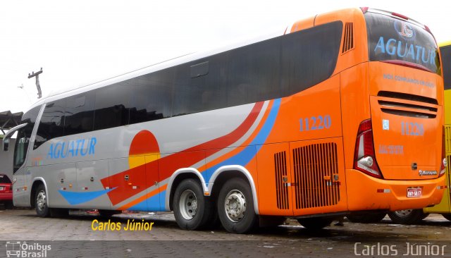 Aguatur Transporte e Turismo 11220 na cidade de Goiânia, Goiás, Brasil, por Carlos Júnior. Número da foto: #2885514.