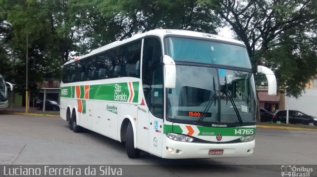 Cia. São Geraldo de Viação 14765 na cidade de São Paulo, São Paulo, Brasil, por Luciano Ferreira da Silva. ID da foto: 2883773.