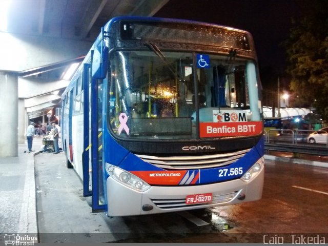 BBTT - Benfica Barueri Transporte e Turismo 27.565 na cidade de São Paulo, São Paulo, Brasil, por Caio  Takeda. Número da foto: #2883849.