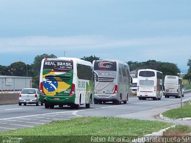 Real Brasil Turismo 390 na cidade de Lorena, São Paulo, Brasil, por Fabio Alcantara. ID da foto: 2949067.