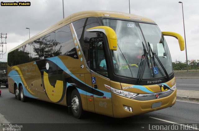 Ônibus Particulares 4912 na cidade de São Paulo, São Paulo, Brasil, por Leonardo Fidelli. ID da foto: 2948164.