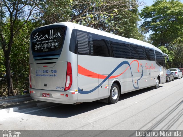 Scalla Tur Transportes 2018 na cidade de São Paulo, São Paulo, Brasil, por Luciano Miranda. ID da foto: 2888277.