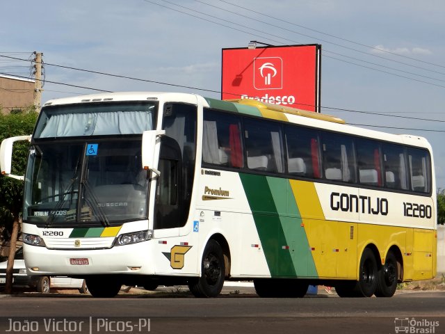 Empresa Gontijo de Transportes 12280 na cidade de Picos, Piauí, Brasil, por João Victor. ID da foto: 2888352.