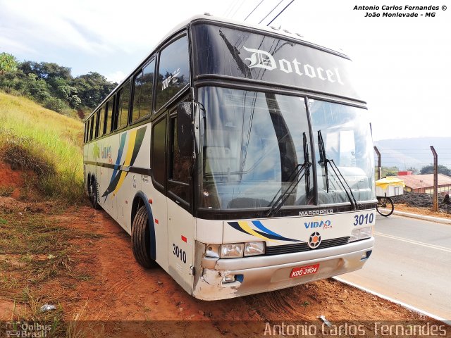 Vidão Tur - Dotocel Turismo 3010 na cidade de João Monlevade, Minas Gerais, Brasil, por Antonio Carlos Fernandes. ID da foto: 2886711.